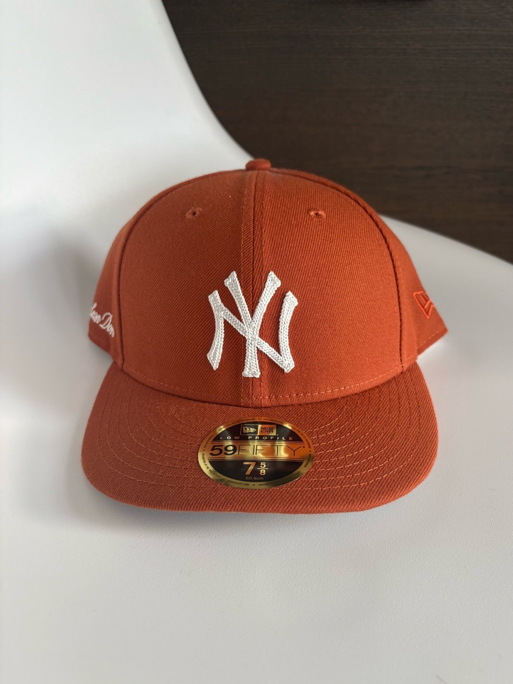 Aime Leon Dore x New Era Chain Stitch Yankees Hat Orange